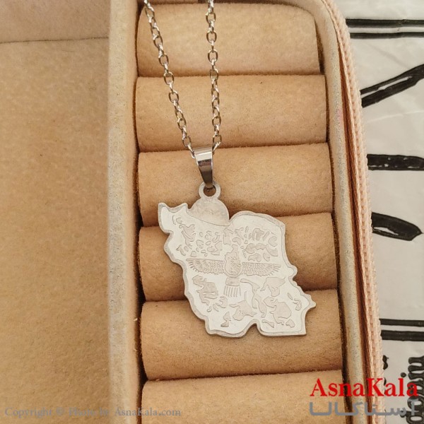 گردنبند مردانه استیل مدل فروهر کد GNB162523W