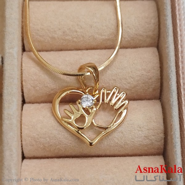آویز ژوپینگ دخترانه رنگ طلایی کد GNB162528W