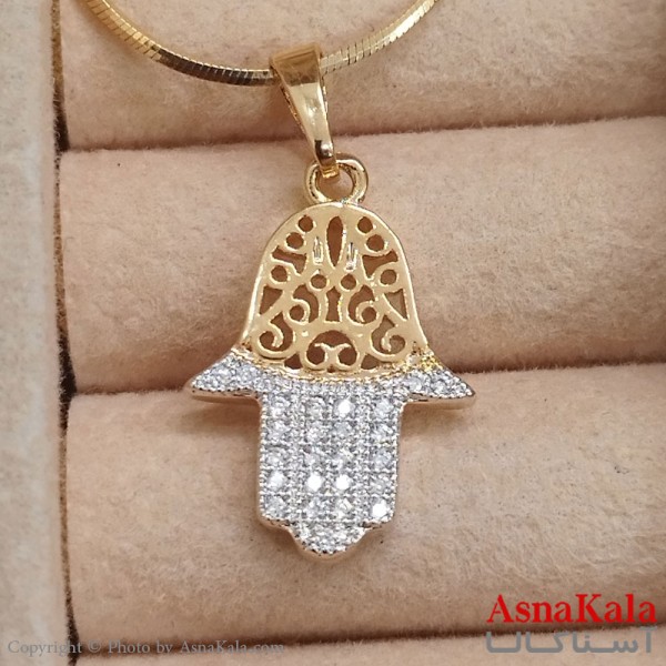 آویز ژوپینگ دخترانه رنگ طلایی کد GNB162530W