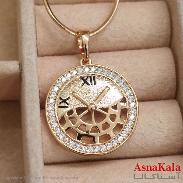 آویز ژوپینگ دخترانه رنگ طلایی کد GNB162531W