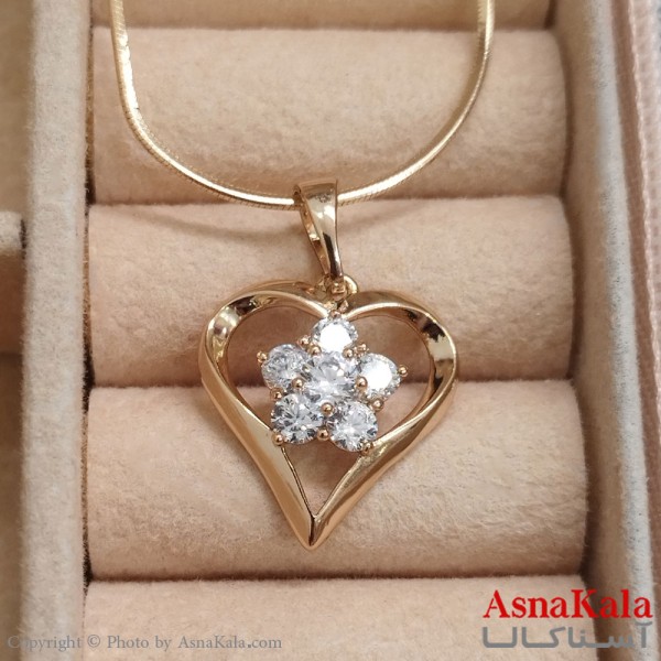 آویز ژوپینگ دخترانه رنگ طلایی کد GNB162536W