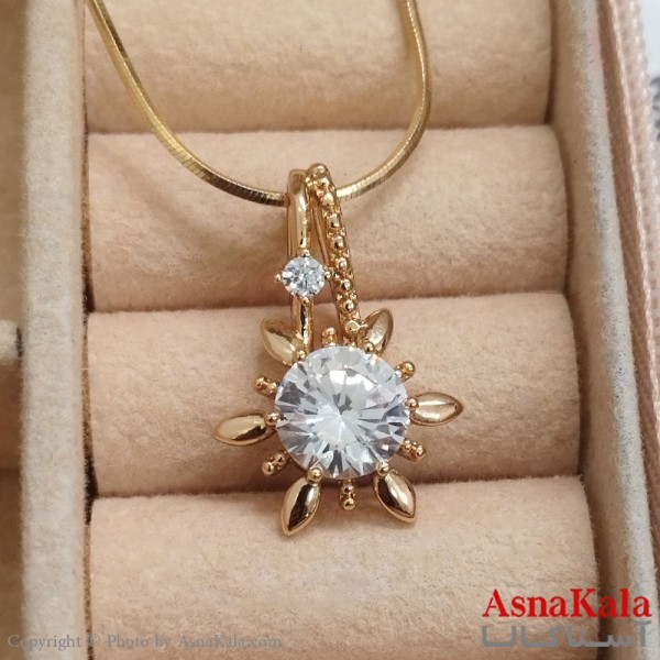 آویز ژوپینگ دخترانه رنگ طلایی کد GNB162537W
