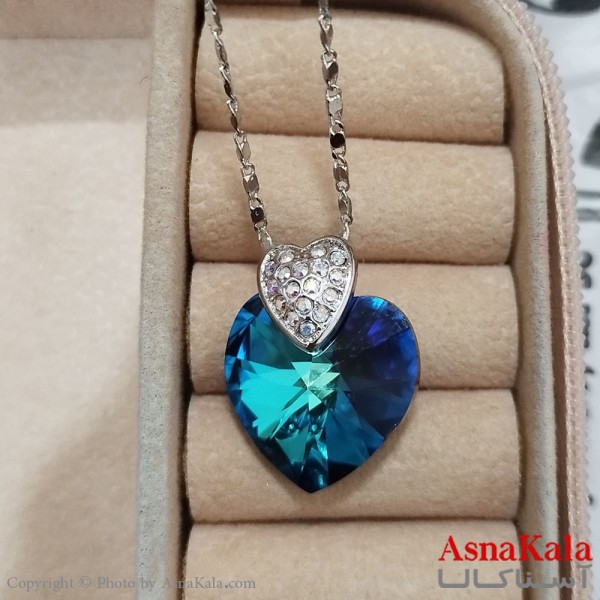 گردنبند زنانه سواروسکی  با کارت گارانتی و جعبه بگ سواروفسکی کد GNB162547W