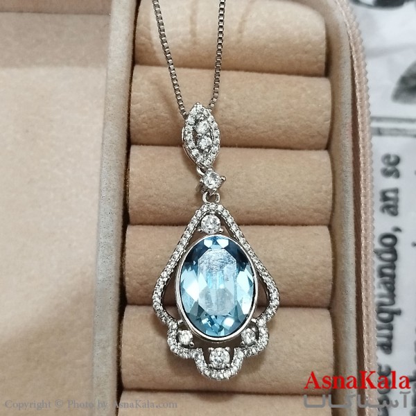 گردنبند اورجینال سواروسکی  با کارت گارانتی و جعبه بگ سواروفسکی کد GNB162551W