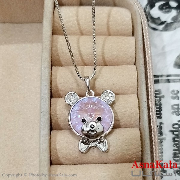 گردنبند زنانه سواروسکی  با کارت گارانتی و جعبه بگ سواروفسکی کد GNB162556W