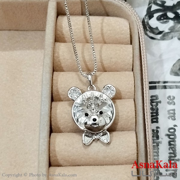 گردنبند زنانه سواروسکی  با کارت گارانتی و جعبه بگ سواروفسکی کد GNB162557W