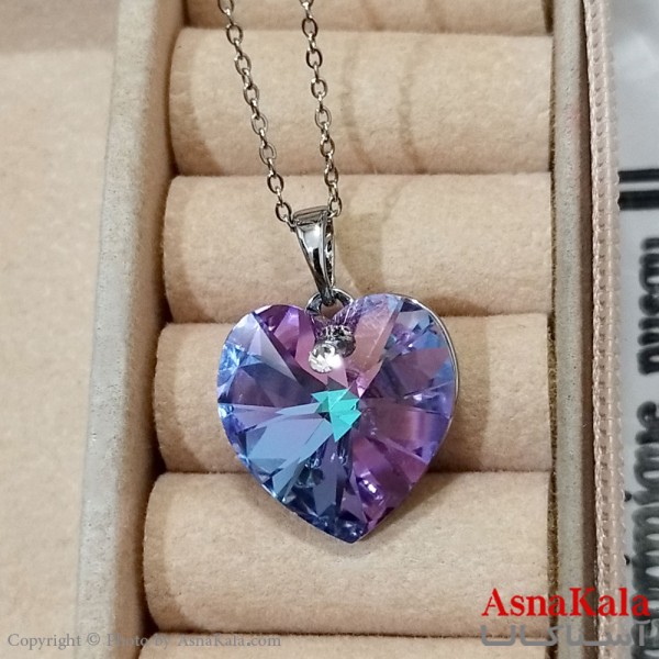 گردنبند زنانه سواروسکی  با کارت گارانتی و جعبه بگ سواروفسکی کد GNB162558W