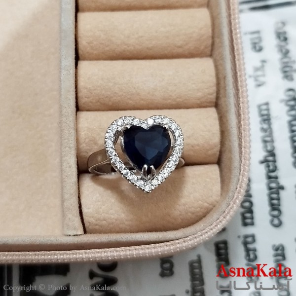 انگشتر زنانه استیل مینیمال فری سایز  رنگ نقره ای کد ANG191216W