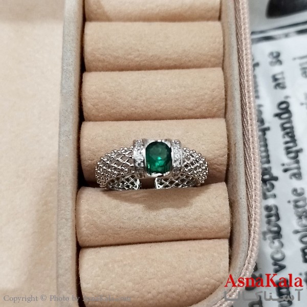 انگشتر زنانه استیل مینیمال فری سایز رنگ نقره ای کد ANG191217W