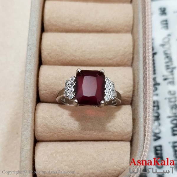 انگشتر زنانه استیل مینیمال فری سایز رنگ نقره ای کد ANG191221W