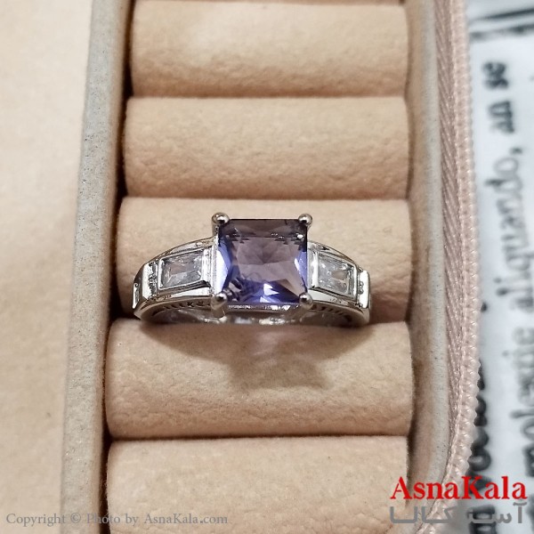 انگشتر زنانه استیل مینیمال فری سایز رنگ نقره ای کد ANG191235W