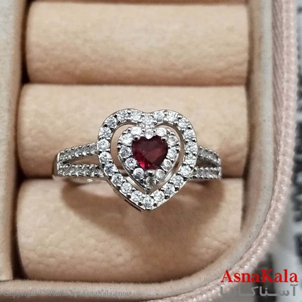 انگشتر زنانه استیل مینیمال فری سایز رنگ نقره ای کد ANG191236W