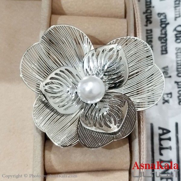 انگشتر زنانه فشن فری سایز رنگ نقره ای کد ANG191308W