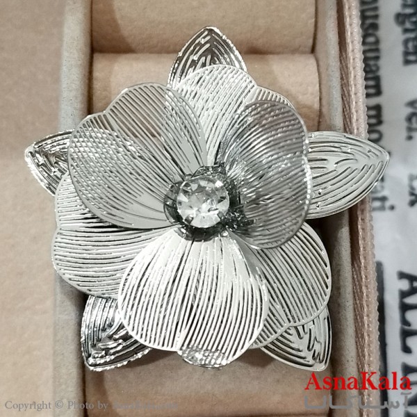 انگشتر زنانه فشن فری سایز رنگ نقره ای کد ANG191310W