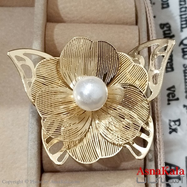 انگشتر زنانه فشن فری سایز رنگ طلایی کد ANG191315W