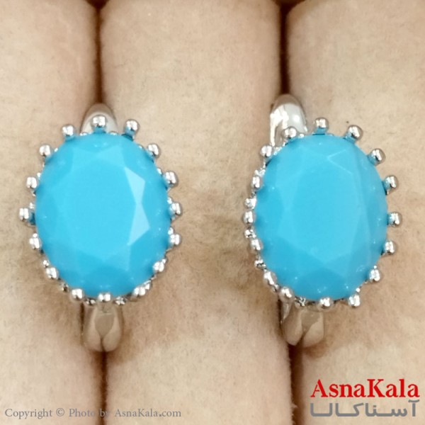 گوشواره حلقه ای زنانه ژوپینگ نقره ای کد GSH1521698W