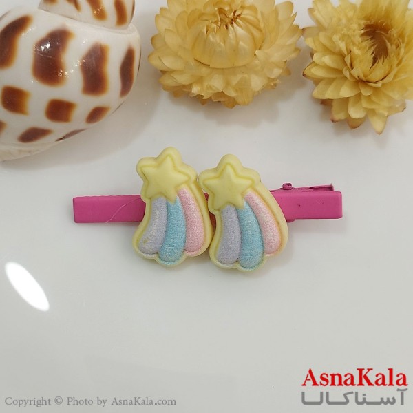 گیره مو زنانه انبری آبرنگی کد HAIR131055W