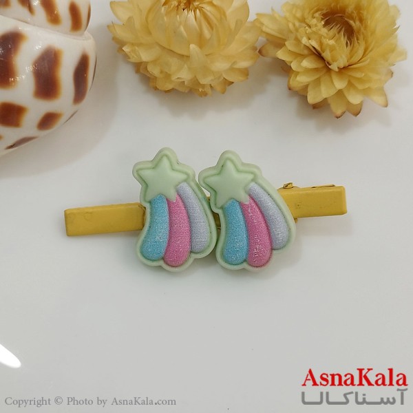 گیره مو زنانه انبری آبرنگی کد HAIR131062W