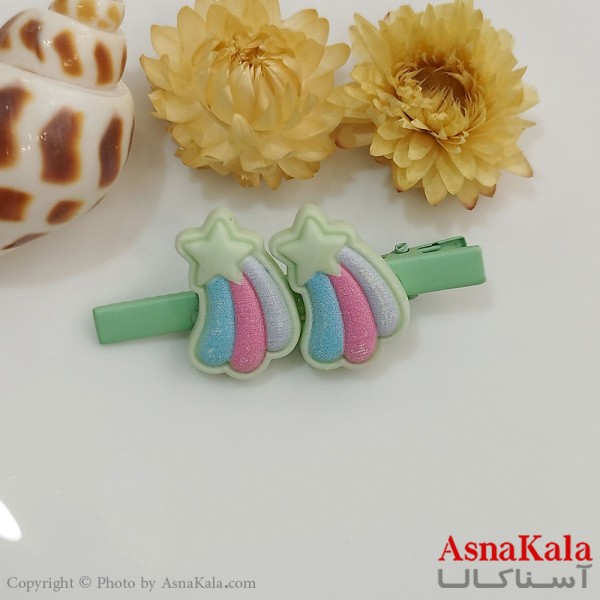 گیره مو زنانه انبری آبرنگی کد HAIR131070W