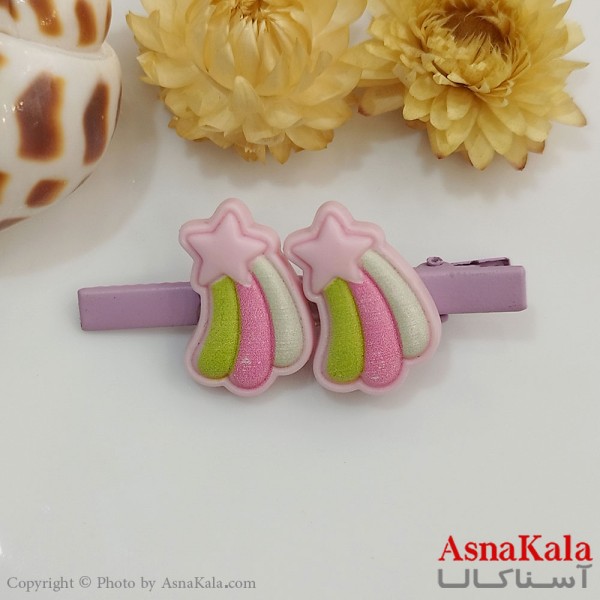 گیره مو زنانه انبری آبرنگی کد HAIR131075W