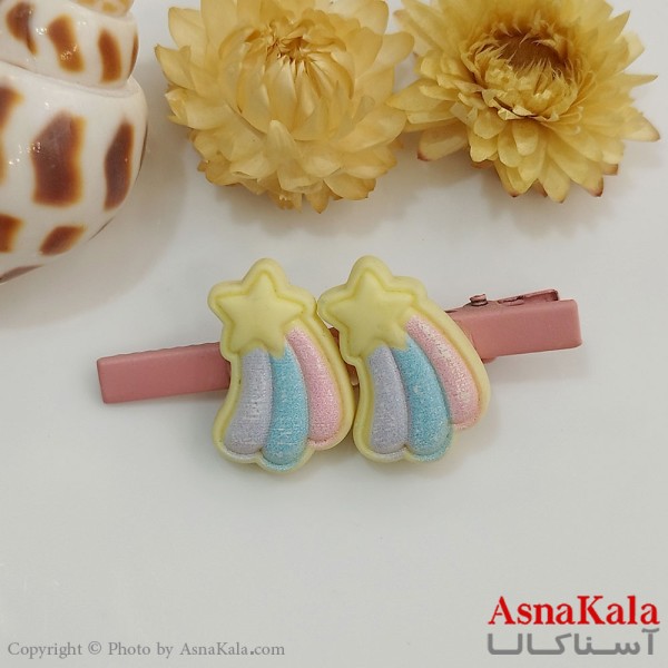 گیره مو زنانه انبری آبرنگی کد HAIR131077W