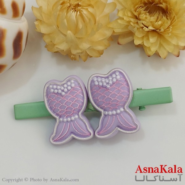 گیره مو زنانه انبری آبرنگی کد HAIR131079W