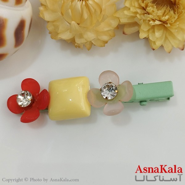 گیره مو زنانه انبری آبرنگی کد HAIR131084W