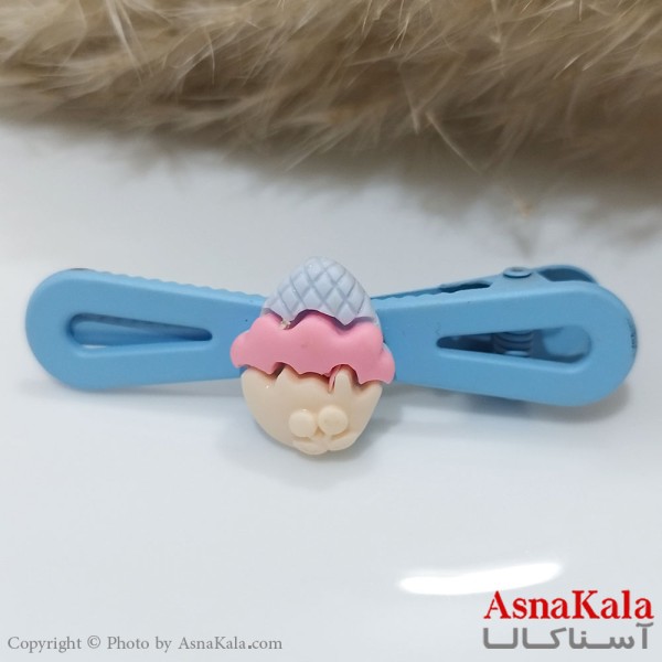 گیره مو زنانه انبری آبرنگی کد HAIR131111W