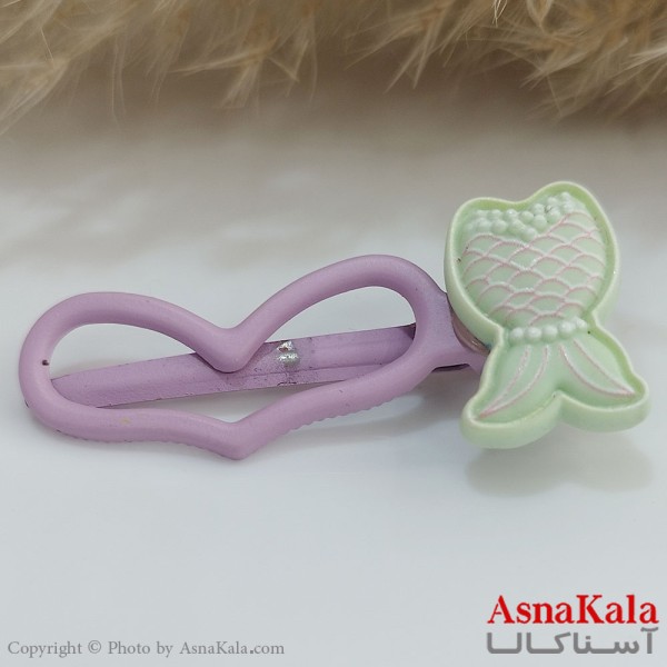 گیره مو زنانه انبری آبرنگی کد HAIR131133W