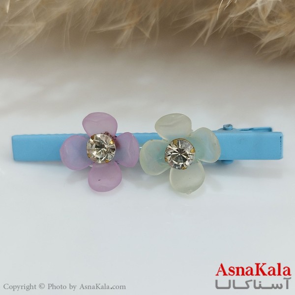 گیره مو زنانه انبری آبرنگی کد HAIR131158W