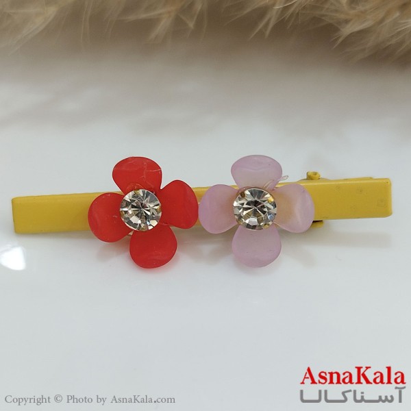 گیره مو زنانه انبری آبرنگی کد HAIR131160W