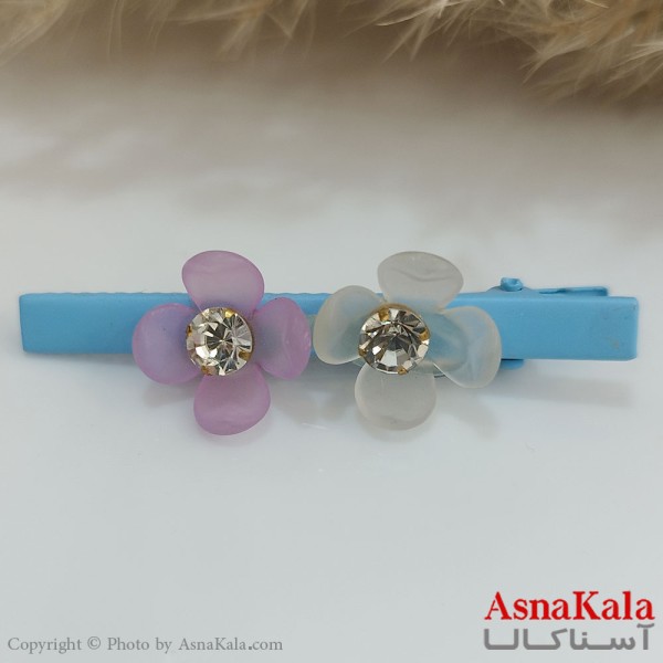 گیره مو زنانه انبری آبرنگی کد HAIR131162W