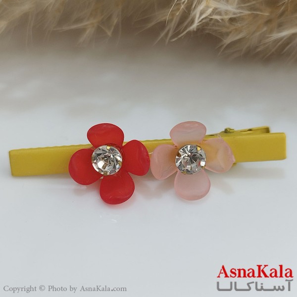 گیره مو زنانه انبری آبرنگی کد HAIR131165W