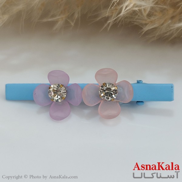 گیره مو زنانه انبری آبرنگی کد HAIR131167W