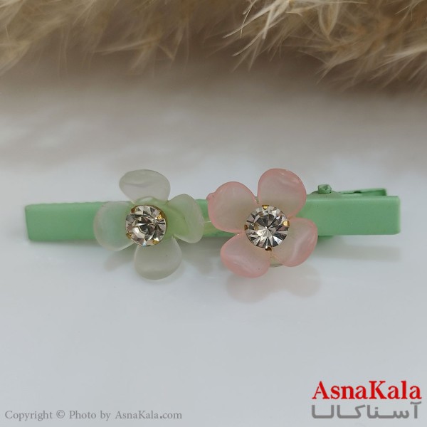 گیره مو زنانه انبری آبرنگی کد HAIR131168W