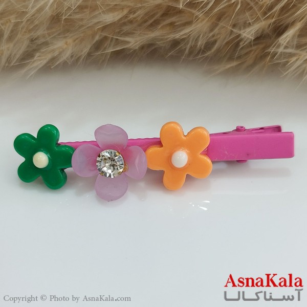 گیره مو زنانه انبری آبرنگی کد HAIR131175W