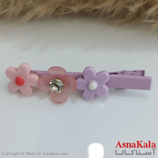 گیره مو زنانه انبری آبرنگی کد HAIR131179W