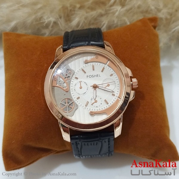 ساعت مردانه چرم کلاسیک کد WTCH11448W