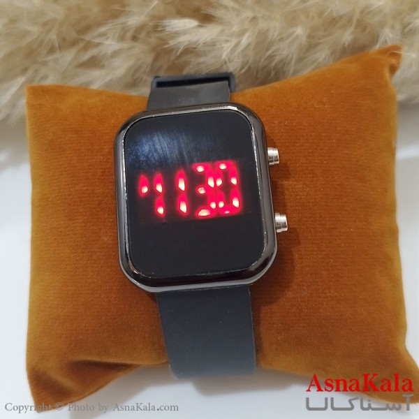 ساعت مچی ال ای دی زنانه بند سیلیکونی کد WTCH11461W