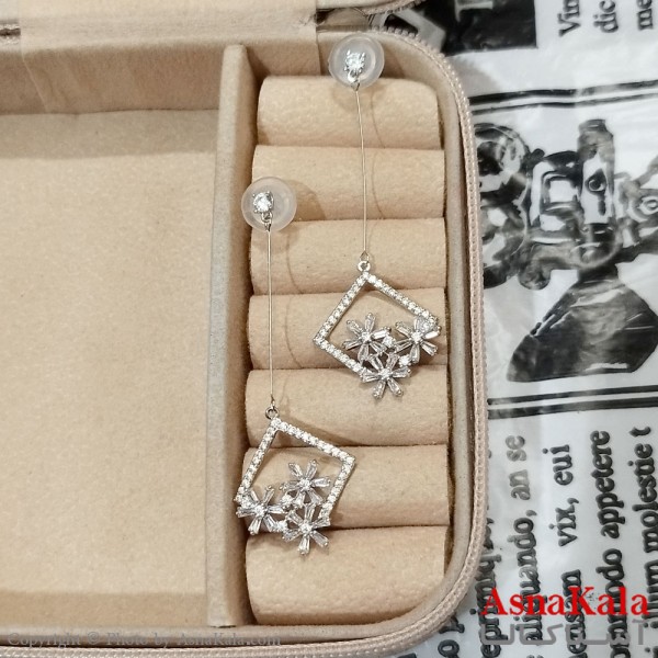 گوشواره آویز نگین دار سواروسکی  SWAROVSKI کد GSH1521736W