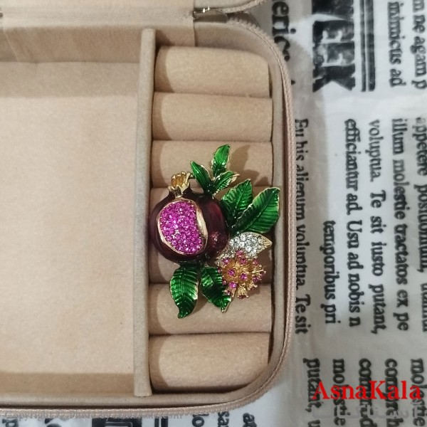 سنجاق سینه زنانه مدل گل کد HAIR131235W