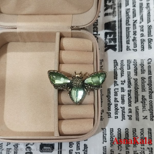 سنجاق سینه زنانه مدل زنبور کد HAIR131238W