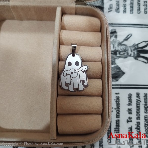 گردنبند استیل نقره ای کد GNB162648W