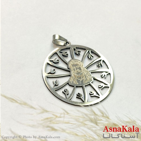 آویز  مردانه استیل کد GNB162727W