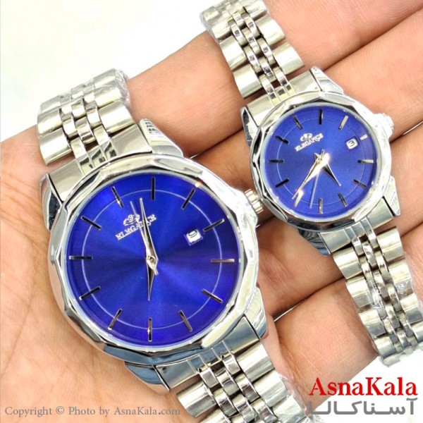 ساعت مچی اسپورت الگانس بند استیل ضد اب واشر دار  موتور کوارتز و دارای روزشمار و دارای کارت گارانتی کد WTCH11567W
