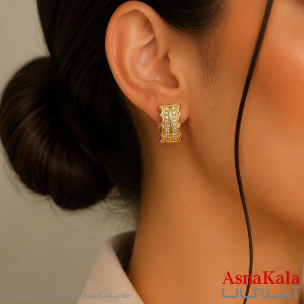 گوشواره استیل  فانتزی دخترانه  کد GSH15121802W