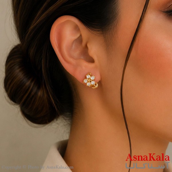 گوشواره استیل  فانتزی دخترانه  کد GSH15121808W