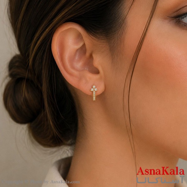 گوشواره استیل  فانتزی دخترانه  کد GSH15121812W