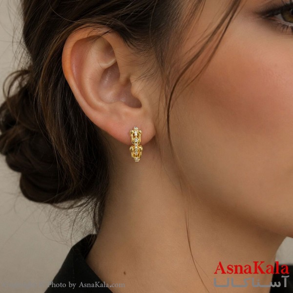 گوشواره استیل  فانتزی دخترانه  کد GSH15121817W