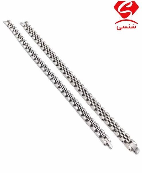 ست زنانه و مردانه استیل مدل رولکس اصل رنگ نقره ای کد DSB182002W